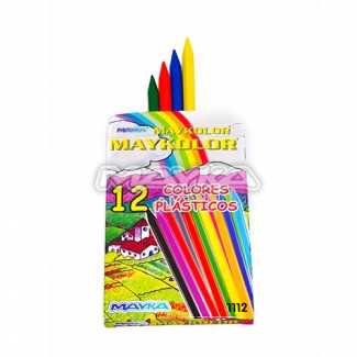 Cajas de Colores Plásticos (12 unidades) Maykolor 1112